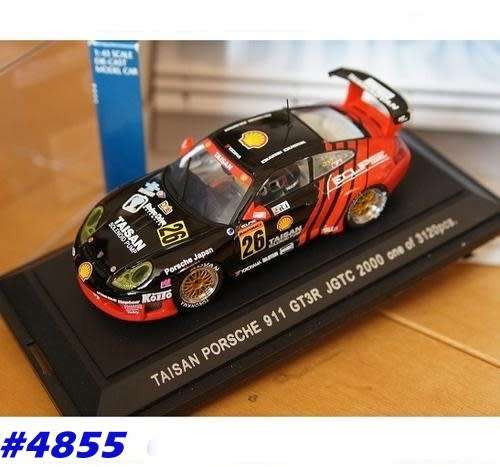 Porsche 911 GT3R JGTC Taisan Racing 1/43 Ebbro NEW+boxed  #4855 instant wheels