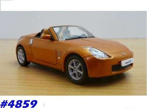 Nissan Fairlady Z Z33 [Nissan 350Z] Cabrio 2009 orange 1/43 J-Collctn NEW+boxed #4859 instant wheels