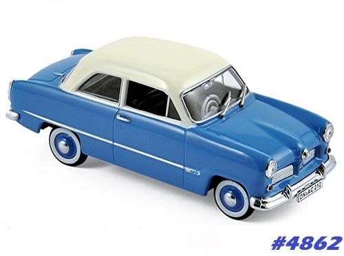 Ford Taunus 12M (RARE!)1954 blue+white 1/43 Norev NEW+boxed  #4862 instant wheels