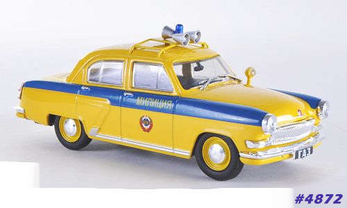 GAZ 21R Moscow Police 1/43 IXO NEWinBlister   #4872 instant wheels