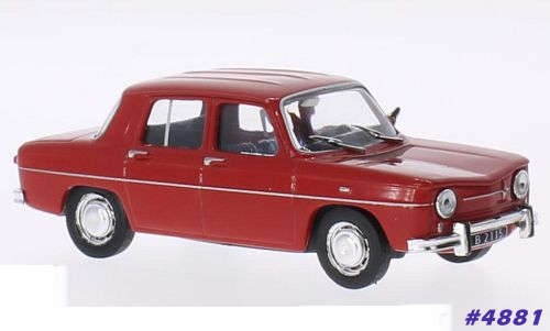 Renault R8 1962 red 1/43 IXO NEW,  #4881 instant wheels