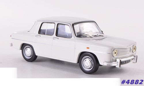 Renault R8 1962 white 1/43 IXO NEW,  #4882 instant wheels