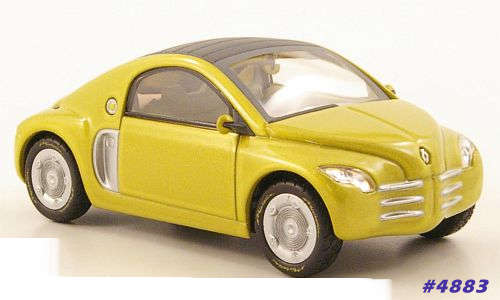 Renault `fiftie` 1996 lt.yellow-met 1/43 Norev NEW,  #4883 instant wheels