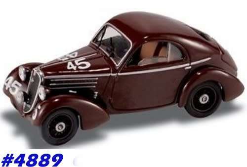 Fiat 508 Balilla Berlinetta 1936 #45 M.Miglia 1/43 IXO NEW   #4889 instant wheels
