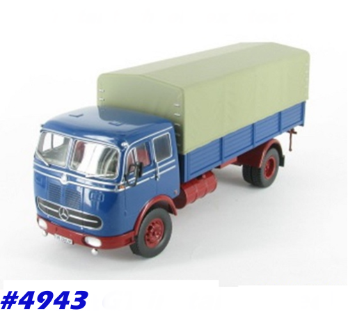 Mercedes-Benz LP 334 1963 blue tarped 1/43 IXO NEW+boxed  #4943 instant wheels