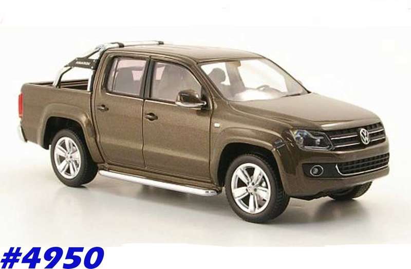 Volkswagen Amarok bown-met 1/43 Schuco RESIN NEW+boxed #4950 instant wheels