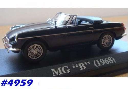 MG-B Roadster1968 BitishRacingGreen 1/43 IXO NEWinBlister #4959 instant wheels