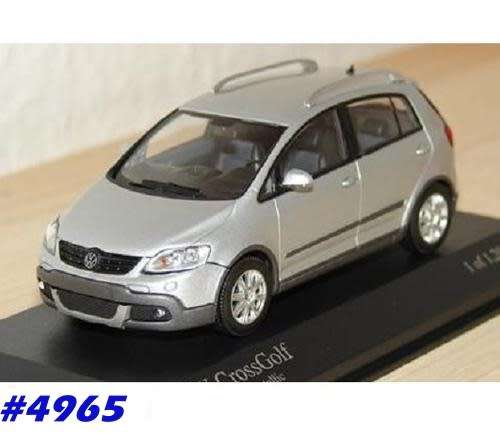 Volkswagen CrossGolf 2006 silver  1/43 Minichamps NEW+boxed  #4965 instant wheels