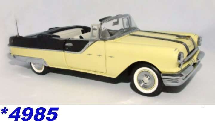 Pontiac StarChief convertible 1955 yellow 1/43 NewRay NEW+boxed *4985 instant wheels