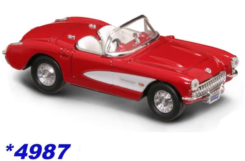 Chevrolet Corvette 1957 red 1/43 Rd.Signature NEW+boxed *4987 instant wheels