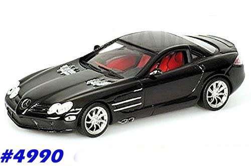 Mercedes McLaren SLR Coupe 2004 black 1/43 IXO NEWinBlister  #4990 instant wheels