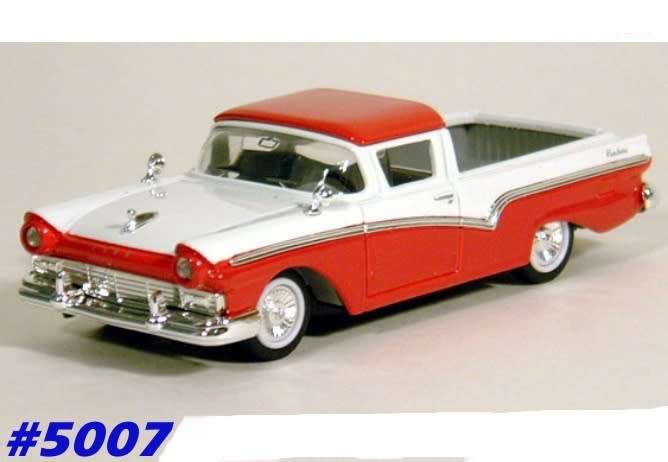 Ford Ranchero 1957 red/white 1/43 RoadSignature NEW+boxed  #5007 instant wheels