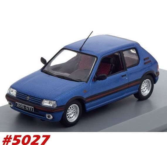 Peugeot 205 GTI 1600 1992 GTI Cllctn 1/43 IXO NEW+boxed  #5027 instant wheels