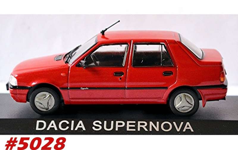Dacia Supernova 2000 red 1/43 IXO NEWinBlister #5028 instant wheels