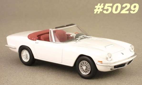 Maserati Mistral Spyder 1963 white 1/43 Whitebox NEW+boxed   #5029 instant wheels
