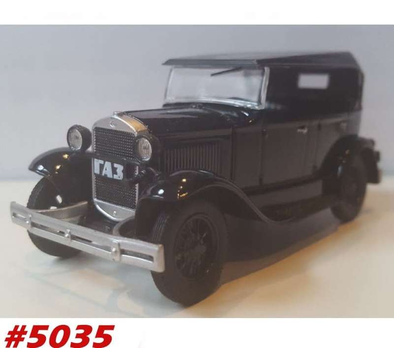 GAZ A black 1/43 IXO NEWinBlister  #5035 instant wheels