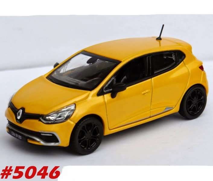 Renault Clio IV RS 2012 yellow-met 1/43 Welly NEW+boxed  #5046 instant wheels