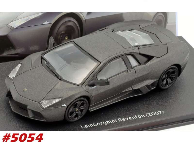 Lamborghini Reventon 2007 matte-black 1/43 LEO/IXO NEW+boxed   #5054 instant wheels