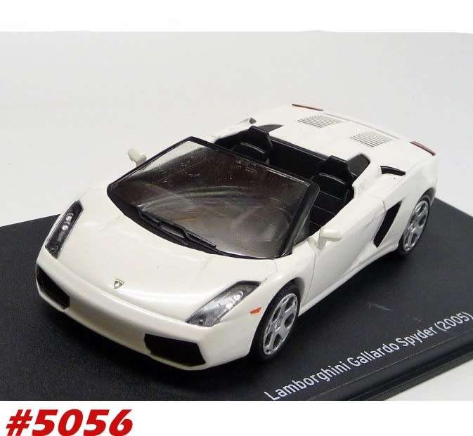 Lamborghini Gallardo Spyder 2005 white 1/43 LEO/IXO NEW+boxed   #5056 instant wheels