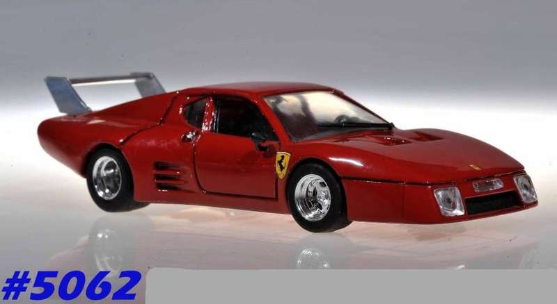 Ferrari 512 BB 1981 red 1/43 Brumm NEW+showcased  #5062 instant wheels