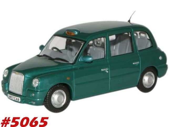 Austin TX4 London Taxi 2009 green 1/43 Oxford NEW+showcased  #5065 instant wheels