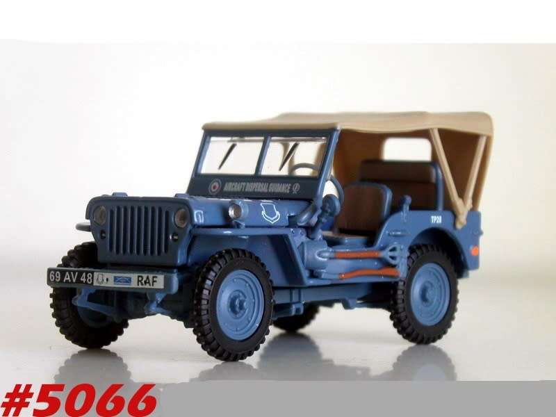 Willys Jeep MB RAF 1941 blue-green 1/43 NEW+showcased   #5066 instant wheels