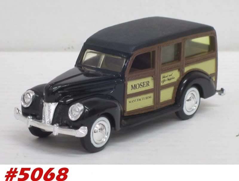 Ford Woody Stationwagon 1940 black 1/43 Ertl NEW+showcased   #5068 instant wheels