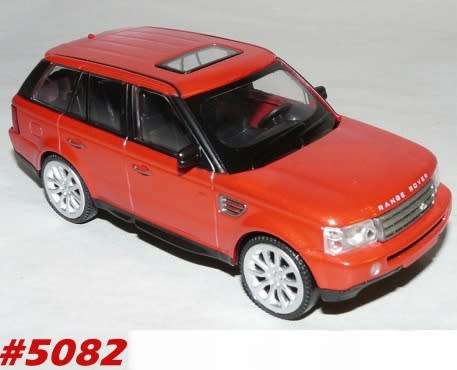Land Rover Range Rover Sport 2013 red 1/43 Rastar NEW+showcased  #5082 instant wheels