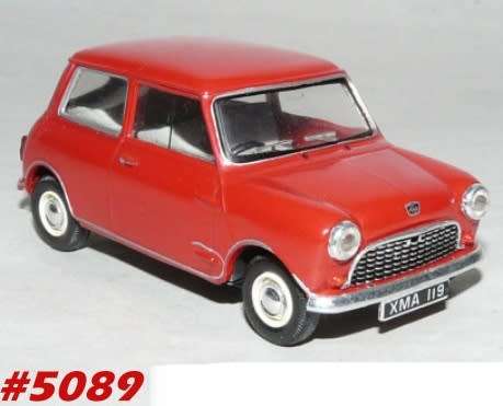 Austin Seven Mini 1971 red 1/43 Corgi NEW+showcased  #5089 instant wheels