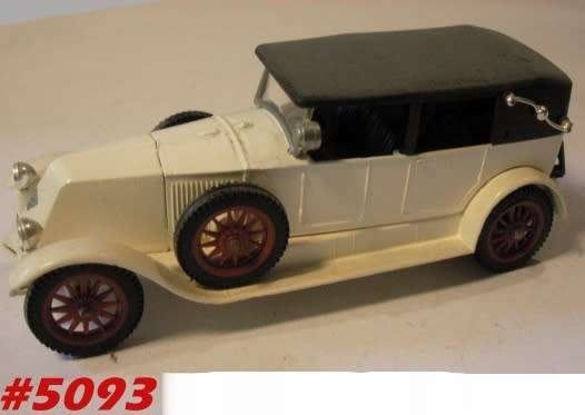 Renault 40CV 1926 white+black roof 1/43 Solido NEW+showcased  #5093 instant wheels