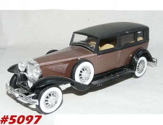 Duesenberg J Limousine 1931 bronze+black 1/43 Solido NEW+s/cased  #5097 instant wheels