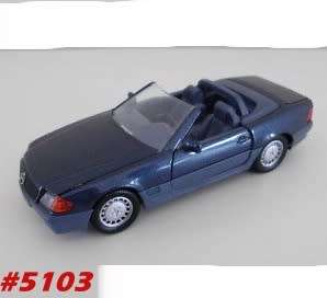 Mercedes-Benz 500SL op cabrio (R129) blue Gama 1/43 NEW+showcased  #5103 instant wheels