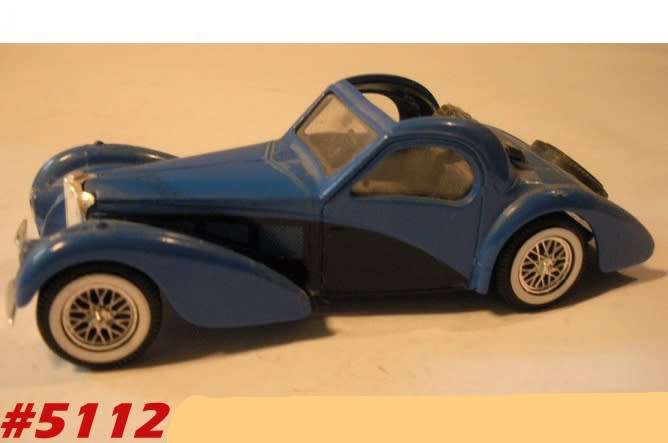Bugatti 57S Atalante open convertible 1939 blue Solido 1/43 NEW+showcased  #5112 instant wheels