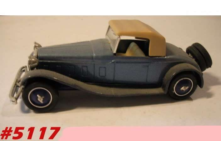 DeLage D 85 covertible blue-met 1/43 Eligor NEW+showcased  #5117 instant wheels