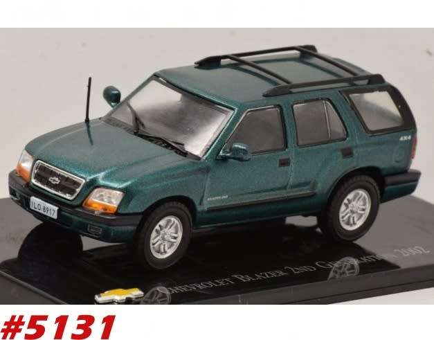 Chevrolet Blazer 2 2002 green-met 1/43 IXO NEW+boxed  #5131 instant wheels