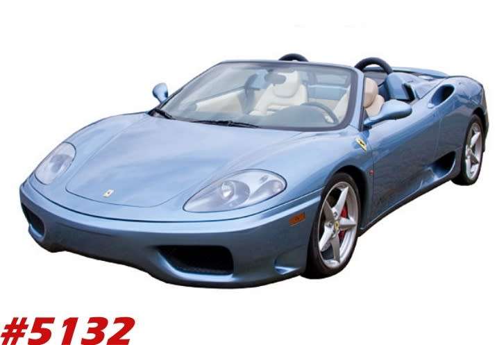 Ferrari 360 Spider (Modena) 2000 blue-met 1/43 IXO NEWinBlister  #5132 instant wheels