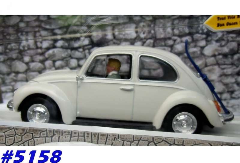 Volkswagen Beetle 1969 white JBond007 1/43 IXO NEW+boxed  #5158 instant wheels