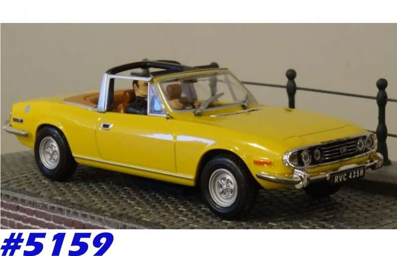Triumph Stag 1976 JBond/007 dk. yellow 1/43 IXO NEW+boxed  #5159 instant wheels