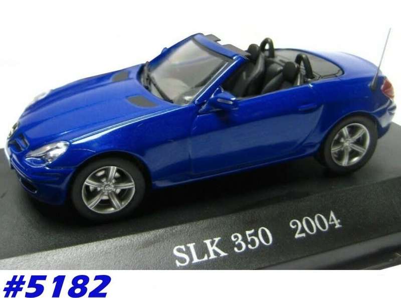 Mercedes SLK 350 (R171) 2004 blue 1/43 IXO NEW+boxed  #5182 instant wheels
