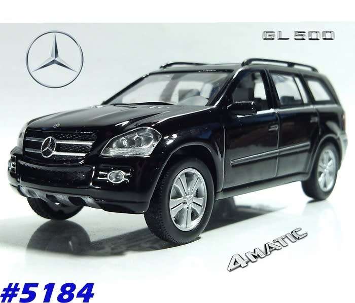 Mercedes-Benz GL 500 4-matic 2006 black 1/43 IXO NEW+boxed  #5184 instant wheels