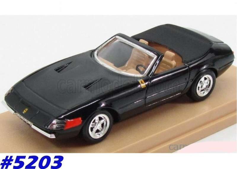 Ferrari 365 GTB/4 1969 black 1/43 Rio NEW+showcased  #5203 instant wheels