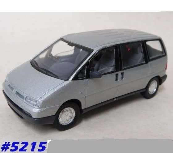 Fiat Ulysse (Eurovan) 2003 silver 1/43 Solido NEW+showcased  #5215 instant wheels