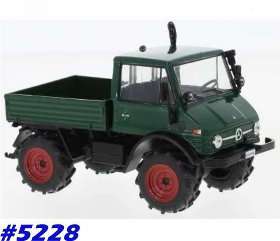 Mercedes-Benz Unimog U406 1977 green 1/43 UH NEWinBlister  #5228 instant wheels