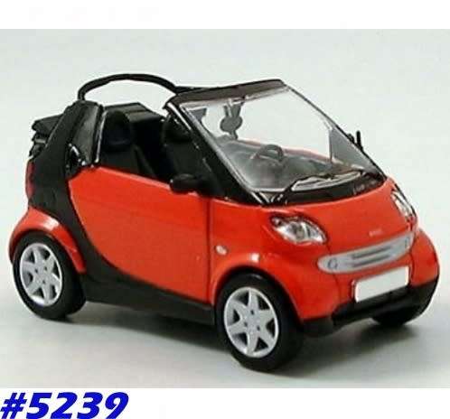 Smart City Cabrio 2003 red/black 1/43 IXO NEWinBlister  #5239 instant wheels