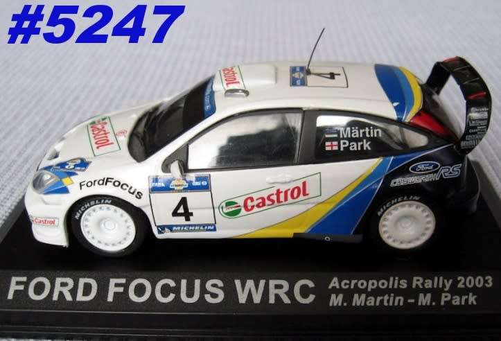 Ford Focus WRC Acropolis Rally 2003 1/43 IXO NEW+showcased  #5247 instant wheels