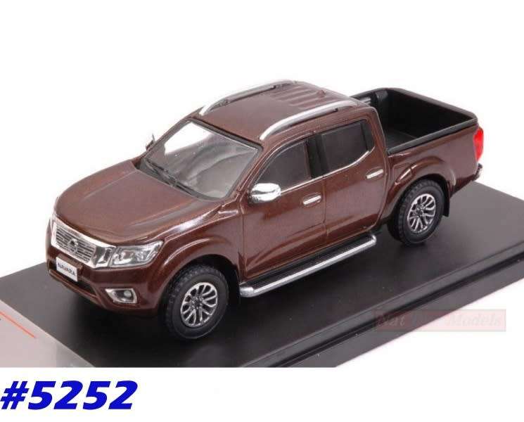 Nissan Navara 2017 brown-met 1/43 PremiumX NEW+boxed  #5252 instant wheels