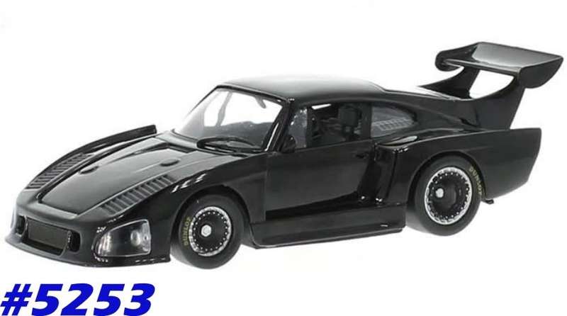 Porsche 935 K 1980 black 1/43 Whitebox NEW+boxed  #5253 instant wheels