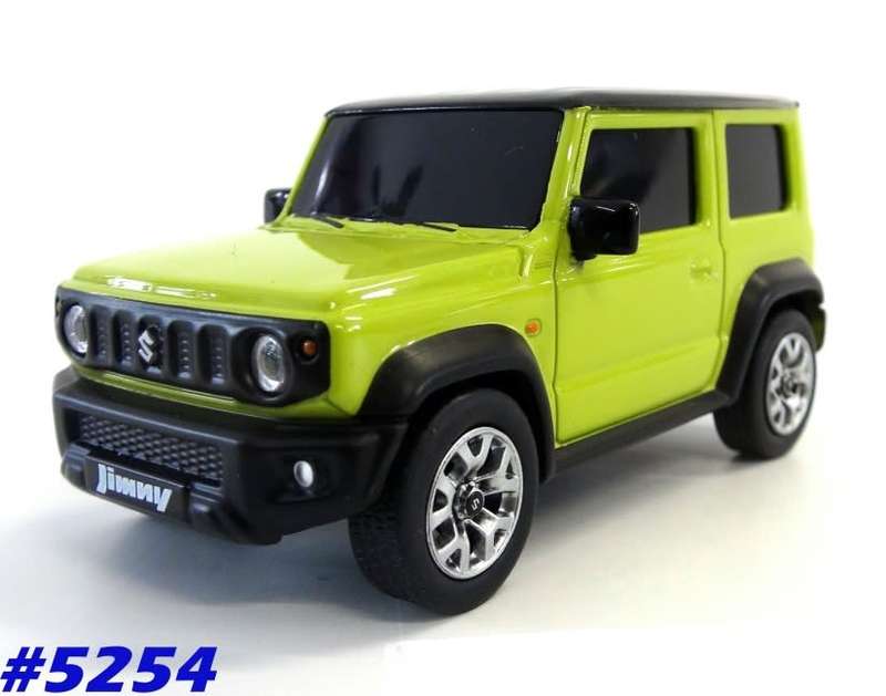 SUZUKI Jimny Sierra Samurai 2018 green 1/43 Echelle NEW+boxed  #5254 instant wheels
