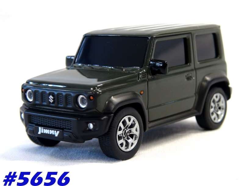 Suzuki Jimny Sierra Samurai 2018 dark green 1/43 Echelle NEW+boxed  #5255 instant wheels