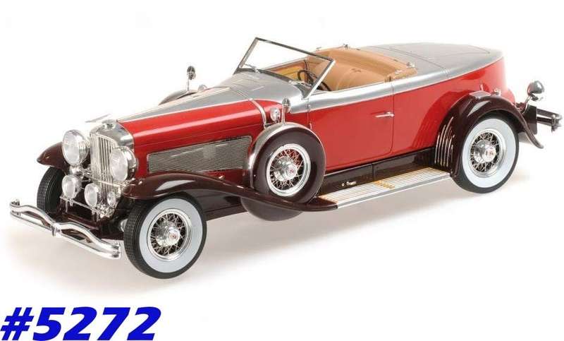 Duesenberg J Torpedo Conv Coupe 1929 1/43 Minichamps NEW+boxed  #5272 instantwheels